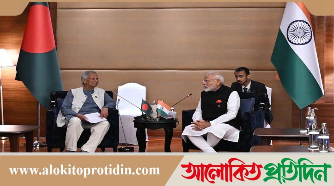 ব্যাংককে ড. ইউনূসের সঙ্গে নরেন্দ্র মোদির বৈঠক