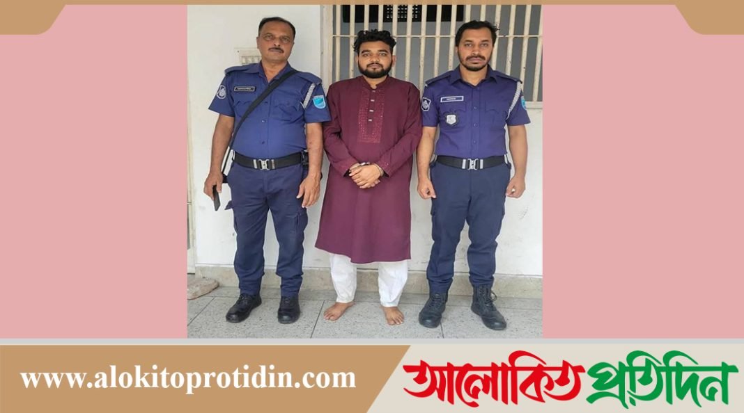 সাভারের বিরুলিয়া ব্রীজ ফুড কোর্ট মার্কেটে চাঁদা দাবি,গ্রেফতার-১