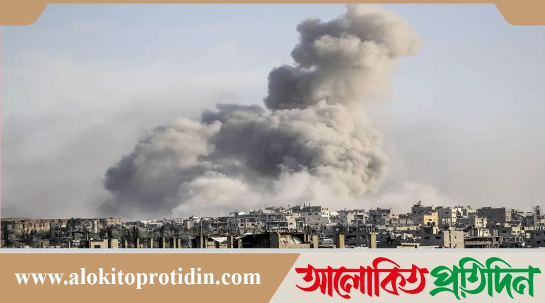 গাজায় ইসরায়েলের হামলায় ২৪ ঘন্টায় ৬৪ জন নিহত