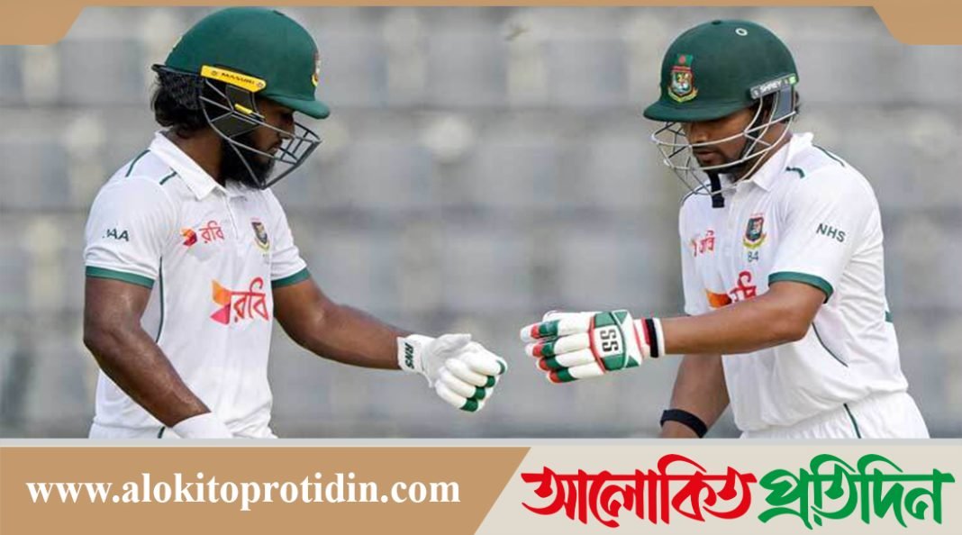 ১১২ রানের লিড নিয়ে আলোক স্বল্পতায় শেষ করলো বাংলাদেশ