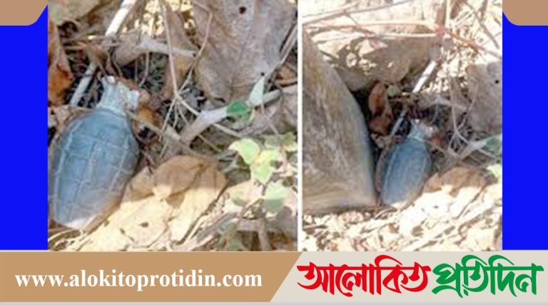 টেকনাফ মেরিন ড্রাইভের পাশে পরিত্যক্ত হাতবোমা