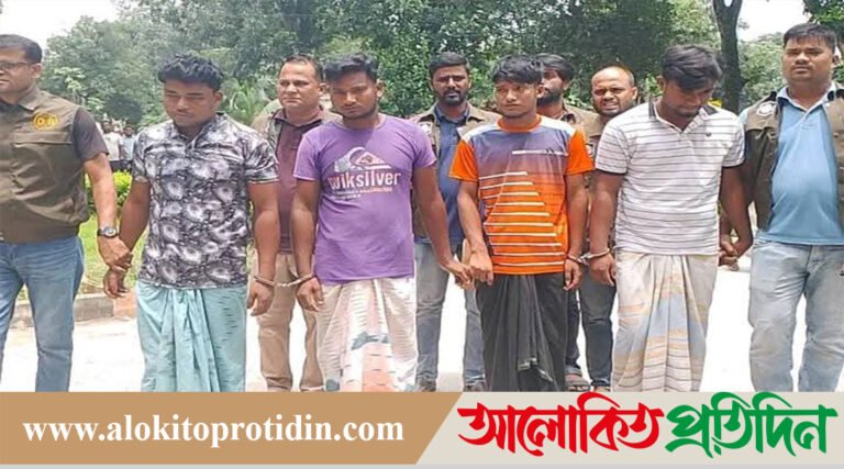 নীলফামারীতে অনলাইন ভিত্তিক ভিসা প্রতারক চক্রের মূল হোতাসহ চার সদস্য গ্রেপ্তার