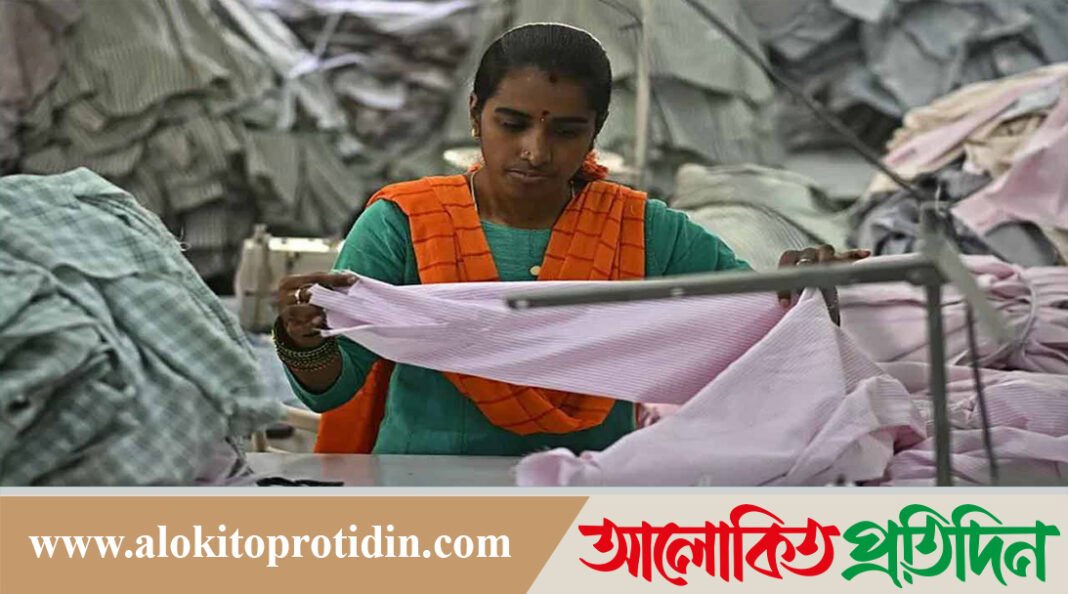 ৫০ শতাংশ শুল্কের জন্য ভারতের বড় শহরগুলোর টেক্সটাইল ও পোশাক কারখানায় উৎপাদন বন্ধ