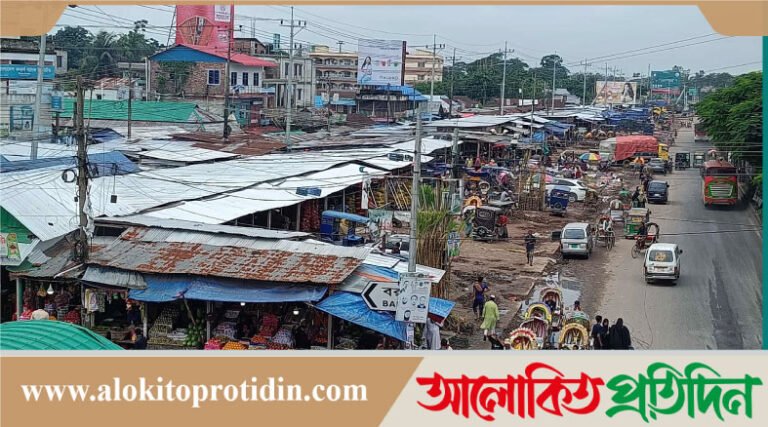 নিমসার বাজারে সওজ’র কোটি কোটি টাকার জায়গা বেদখল!