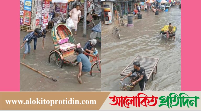 হঠাৎ বৃষ্টিতে ডুবল মিরপুর, জলাবদ্ধতায় যান চলাচলে ধীরগতি