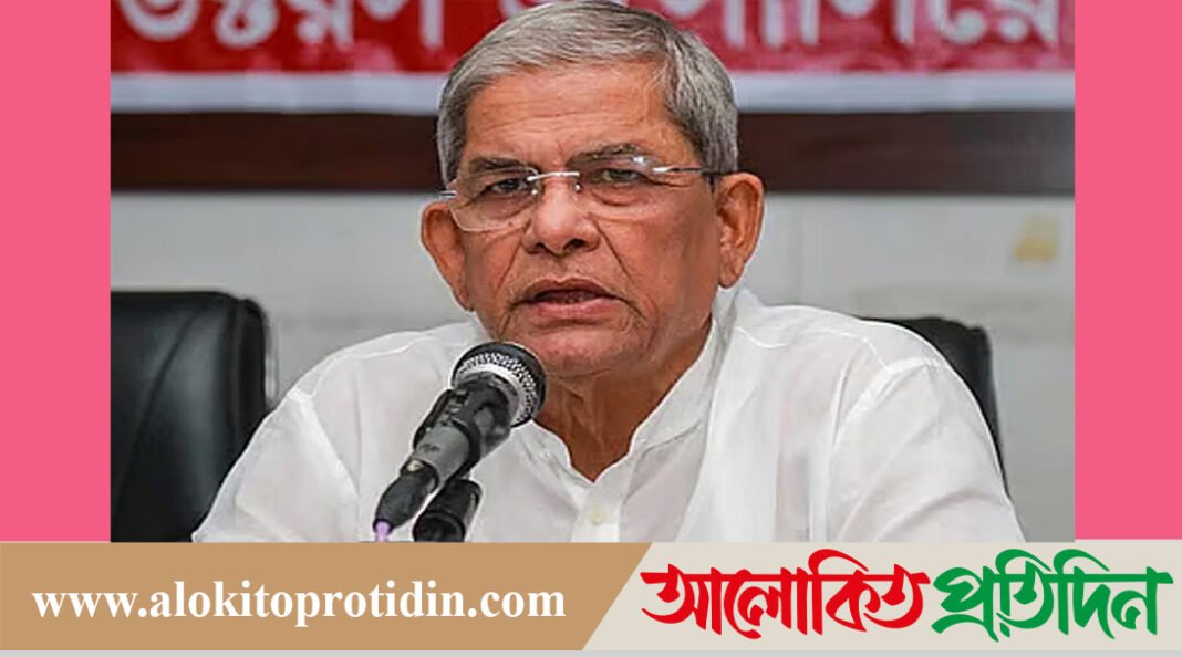 শাপলা দিতে বাধা দেইনি, ধানের শীষ নিয়ে টানাটানি কেন: মির্জা খরুল