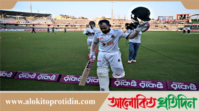 শততম টেস্টে সেঞ্চুরির দ্বারপ্রান্তে মুশফিক,বড় সংগ্রহের পথে বাংলাদেশ