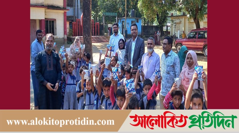 নকলায় সরকারি প্রাথমিক বিদ্যালয়ে ‘মিড ডে মিল’ চালু