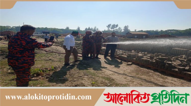 হাতিয়ায় অবৈধ ইট ভাটা ভেঙে পানি ঢেলে দিল প্রশাসন