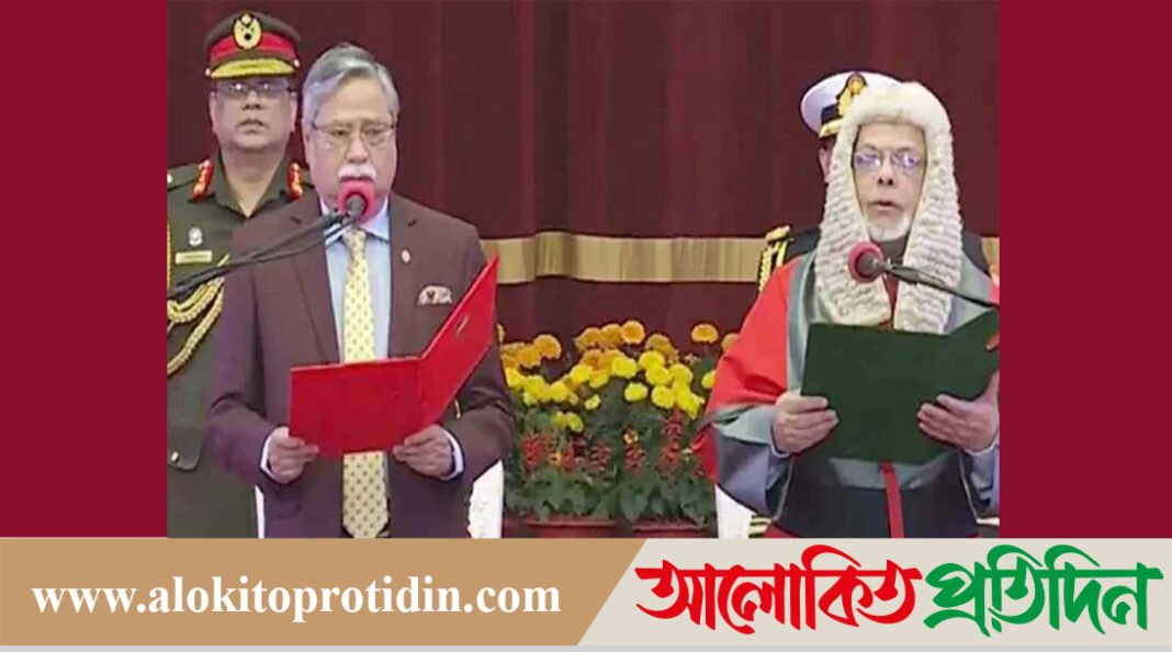 ২৬তম প্রধান বিচারপতি হিসেবে শপথ নিলেন জুবায়ের রহমান চৌধুরী