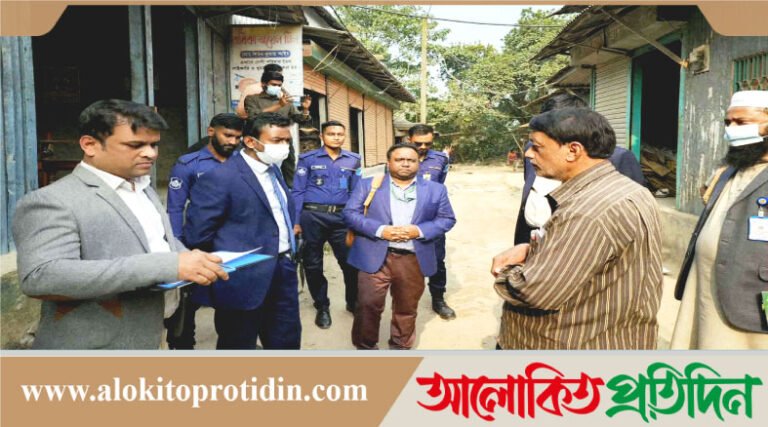 ঘিওরে নিয়মবহির্ভূত পাট মজুদের বিরুদ্ধে অভিযান