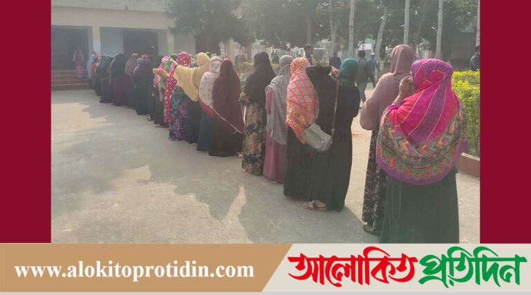 শ্রীমঙ্গল উপজেলায় শান্তিপূর্ণ ভাবে ভোট গ্রহণ চলছে