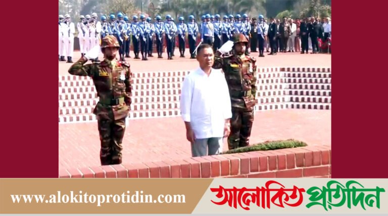 জাতীয় স্মৃতিসৌধে প্রধানমন্ত্রী তারেক রহমানের শ্রদ্ধা!