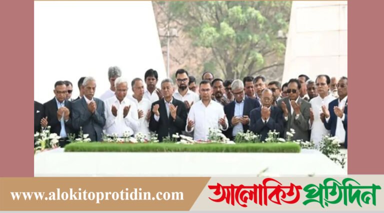 জিয়াউর রহমান-খালেদা জিয়ার সমাধিতে প্রধানমন্ত্রী ও মন্ত্রিপরিষদের শ্র#দ্ধা