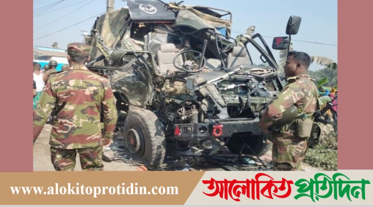ময়মনসিংহে সেনা গাড়ির সঙ্গে বাসের সংঘ*র্ষ, নিহ*ত-৩