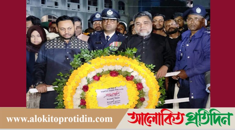 মহান একুশে ফেব্রুয়ারিতে বড়লেখায় ভাষা শহীদদের প্রতি শ্রদ্ধা!
