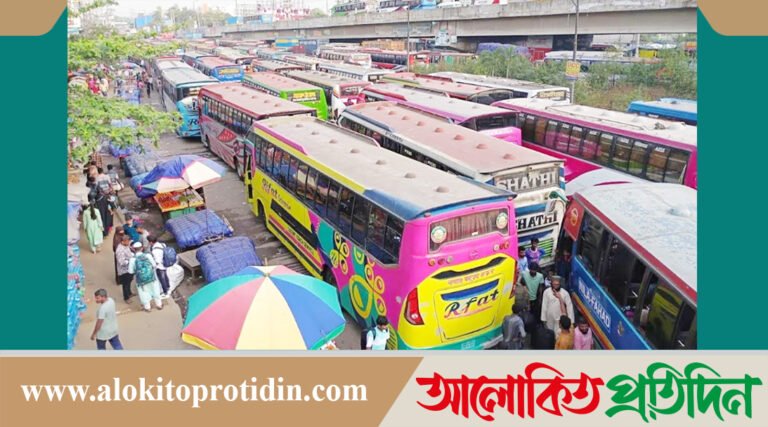 চন্দ্রায় যাত্রীদের উপচে পড়া ভিড় ও যানবাহনের জটলা