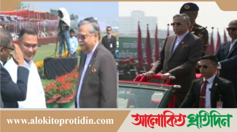 ১৮ বছর পর স্বাধীনতা দিবসে রাষ্ট্রীয় কুচকাওয়াজ অনুষ্ঠিত হলো
