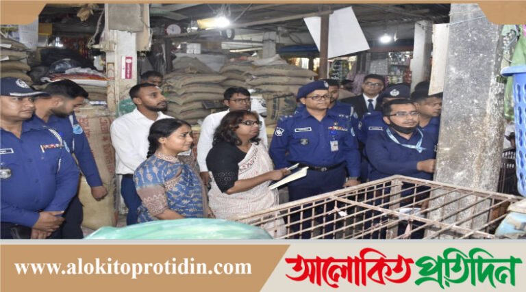 মানিকগঞ্জ পৌর মার্কেট পরিদর্শন ও বাজার মনিটরিং করেন জেলা প্রশাসক নাজমুন আরা সুলতানা