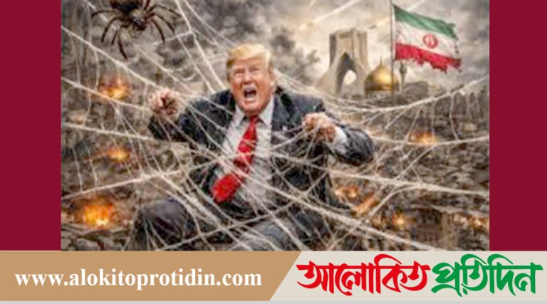 ইরানে হাম#লা করে মাকড়সার জালে আট*কে গেছেন ট্রাম্প!