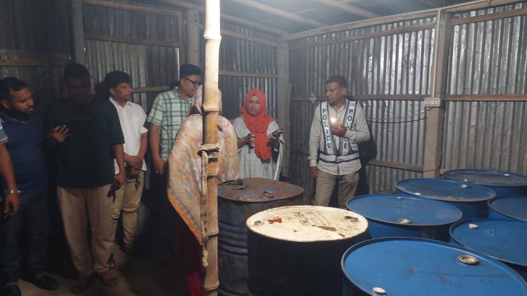 সারিয়াকান্দিতে মজুদকৃত ৪ হাজার লিটার ডিজেল জব্দ করেছে ভ্রাম্যমান আদালত