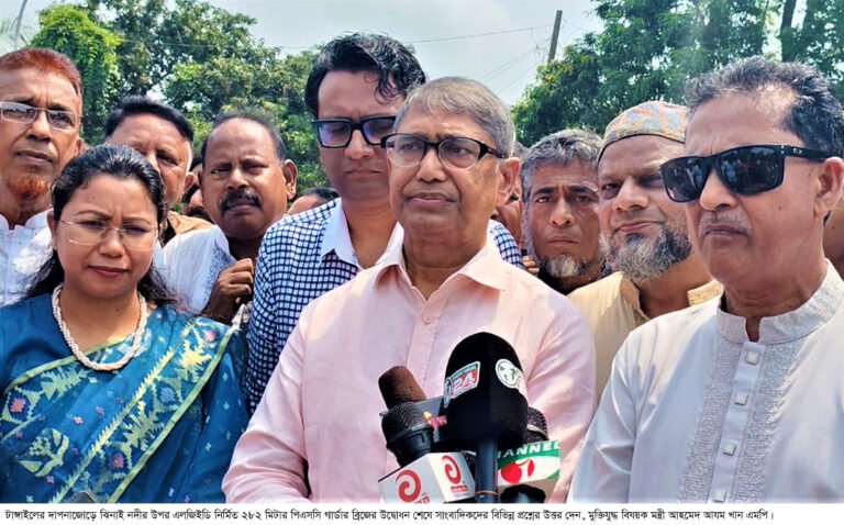 ভাতকুড়া-নলুয়া সড়কে ফোরলেনের কাজ অচিরেই শুরু হবে: মুক্তিযুদ্ধ বিষয়ক মন্ত্রী