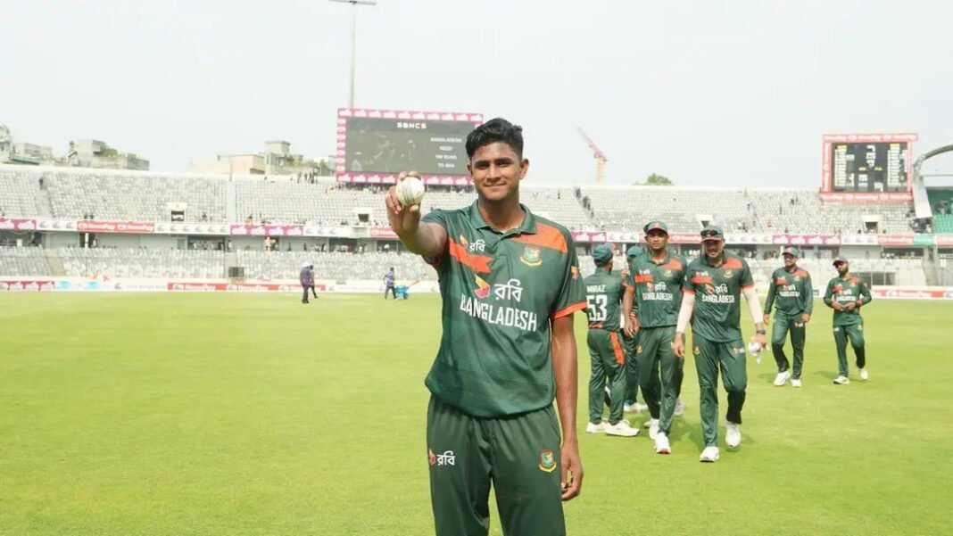 নাহিদ রানার ৫ উইকেট, নিউজিল্যান্ড দুইশর আগেই অলআউট