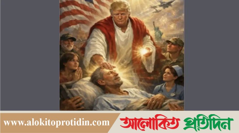 যিশুর মতো ছবি পোস্ট, ডাক্তার হিসেবে দেখানো হয়েছে: দাবি ট্রাম্পের