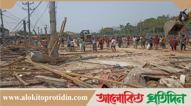 কুমিল্লার বুড়িচং নিমসার বাজারে ৪ শতাধিক অ*বৈধ স্থাপনা উ*চ্ছেদ