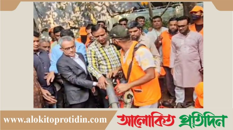 মশক নিধন কার্যক্রমের উদ্বোধন করেন সড়ক ও নৌ পরিবহন মন্ত্রী 