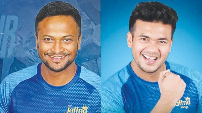 লঙ্কা প্রিমিয়ার লিগে জাফনা কিংসে খেলবেন তাসকিন, একই দলে সাকিব