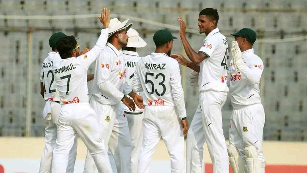 মিরপুরে পাকিস্তানের বিপক্ষে প্রথম টেস্টে জয় বাংলাদেশের