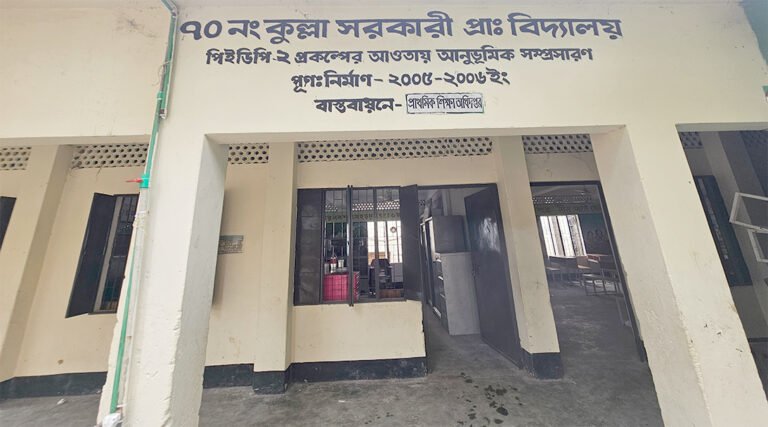 ধামরাইয়ে সরকারি প্রাথমিক বিদ্যালয়ে জনবল সংকট, শিক্ষকরাই করছেন অতিরিক্ত কাজ