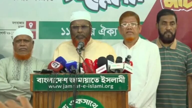 শাপলা চত্বর থেকে লালদীঘি পর্যন্ত জামায়াতের লং মার্চ, ছয়-সাতটি পয়েন্টে হবে পথসভা