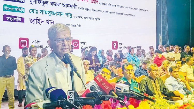 বিরোধী দল শেখ হাসিনার ভাষায় কথা বলছে: মির্জা ফখরুল