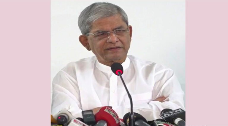 বিদায়ী বক্তব্যে বারবার কাঁদলেন, মির্জা ফখরুল ইসলাম আলমগীর