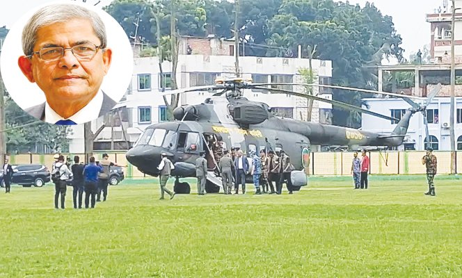 দুই দিনের সফরে ঠাকুরগাঁওয়ে পৌঁছেছেন রাষ্ট্রপতি মির্জা ফখরুল
