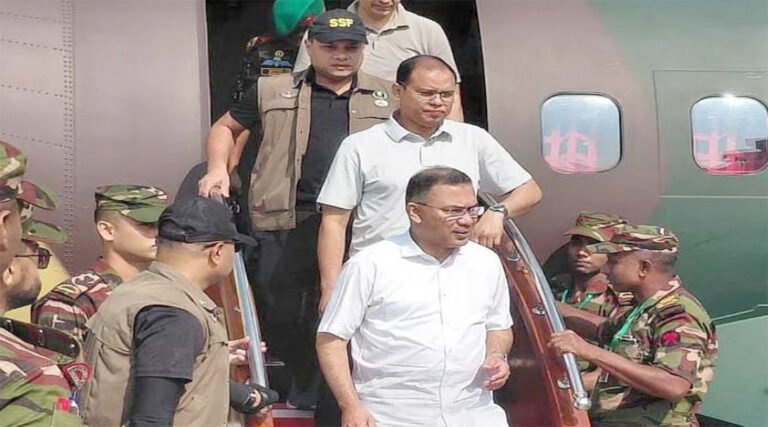 সৈয়দপুর বিমানবন্দরে প্রধানমন্ত্রীকে অ*ভ্যর্থনা